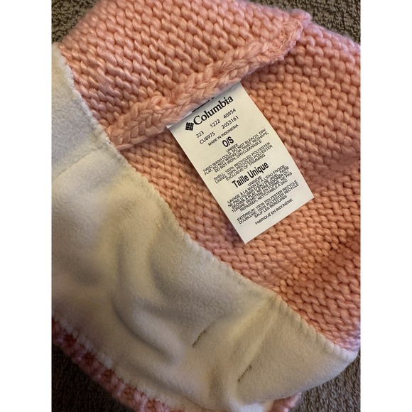 NWT - Columbia Cascade Peak II Beanie Hat Pink - Unisex One‎ Size - MSRP $30 - Picture 6 of 6